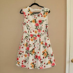 Emerald Sundae Size XL Classic, Reto Style Floral dress